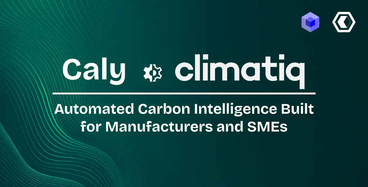 Thumbnail for Caly AI & Climatiq : L'intelligence carbone automatisée pour les fabricants et les PME